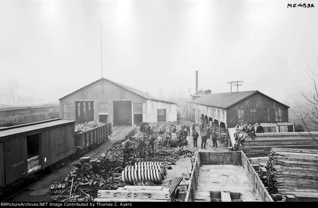 PRR Tyrone Car Shops, 1903